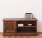 TV-Board aus Massivholz mit offener Ablage - Lowboard