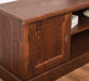 TV-Board aus Massivholz mit offener Ablage - Lowboard