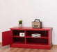 TV-Board aus Massivholz mit offener Ablage - Lowboard