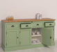 Viertüriges Sideboard aus Massivholz im Landhausstil -