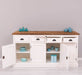 Viertüriges Sideboard aus Massivholz im Landhausstil -