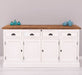Viertüriges Sideboard aus Massivholz im Landhausstil -