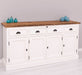 Viertüriges Sideboard aus Massivholz im Landhausstil -