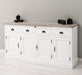 Viertüriges Sideboard aus Massivholz im Landhausstil -