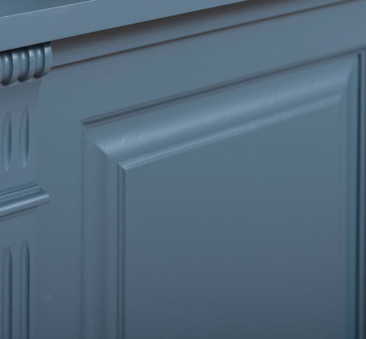 Vintage Bücherregal aus Massivholz | Bibliothek mit 4 Türen