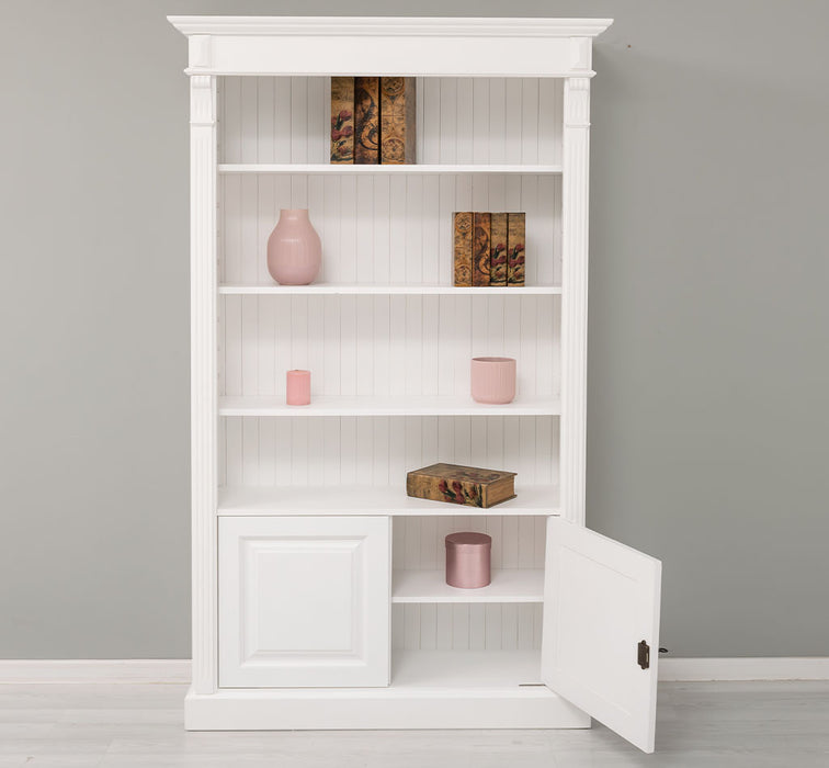 Vintage Bücherschrank aus Massivholz | Regal im Landhausstil