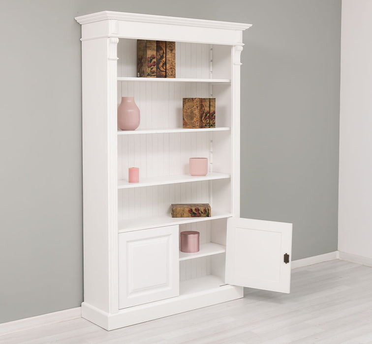 Vintage Bücherschrank aus Massivholz | Regal im Landhausstil