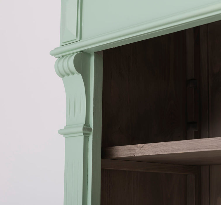 Vintage Bücherschrank aus Massivholz | Regal im Landhausstil