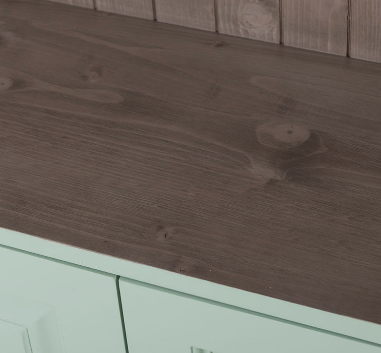 Vintage Bücherschrank aus Massivholz | Regal im Landhausstil