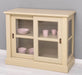 Vitrine aus Massivholz | Sideboard mit Schiebetür -