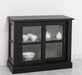 Vitrine aus Massivholz | Sideboard mit Schiebetür -