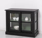Vitrine aus Massivholz | Sideboard mit Schiebetür -