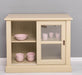 Vitrine aus Massivholz | Sideboard mit Schiebetür -