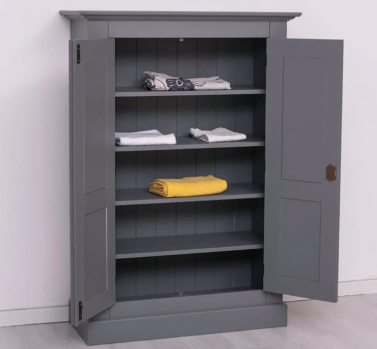 Wäscheschrank aus Massivholz in verschiedenen Farben - Handtuchschrank