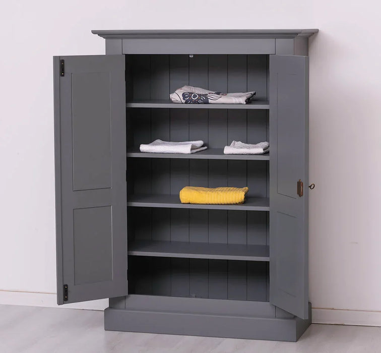 Wäscheschrank aus Massivholz in verschiedenen Farben - Handtuchschrank