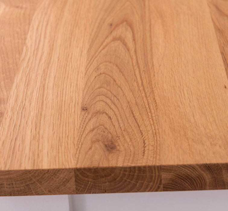 Wandtisch aus Massivholz mit Schublade | Konsolentisch mit Ablagen -