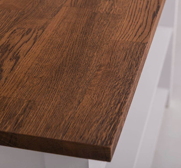 Wandtisch mit drei Schubladen | Konsolentisch mit Pinien oder Eichenplatte -