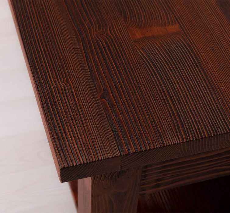 Wandtisch mit drei Schubladen | Konsolentisch mit Pinien oder Eichenplatte -