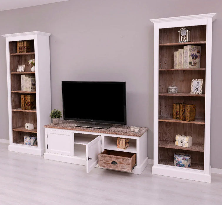 Wohnzimmerset bestehend aus TV-Board und zwei Regalen