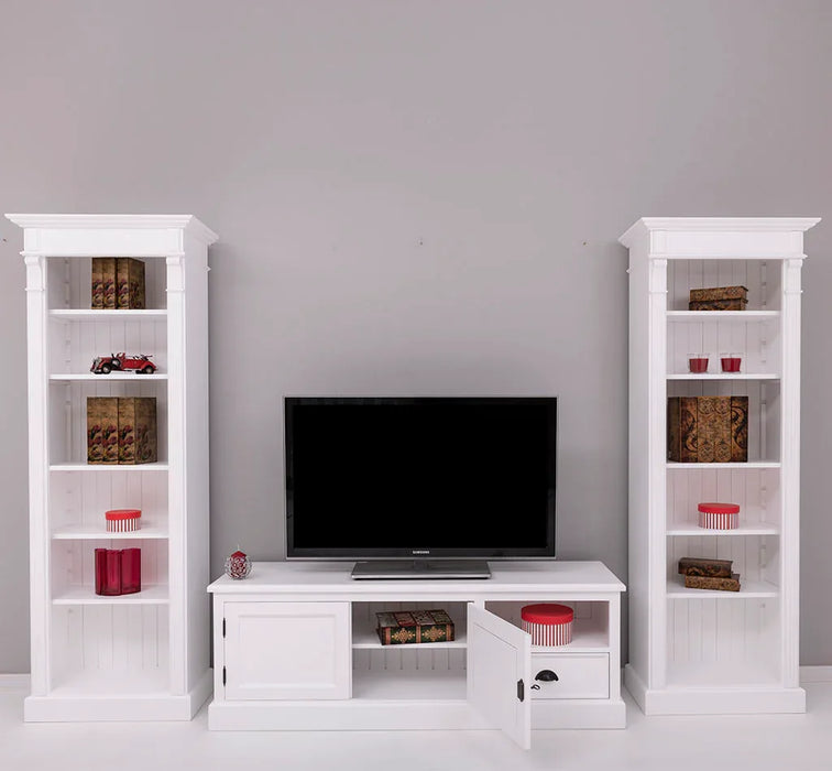 Wohnzimmerset bestehend aus TV-Board und zwei Regalen