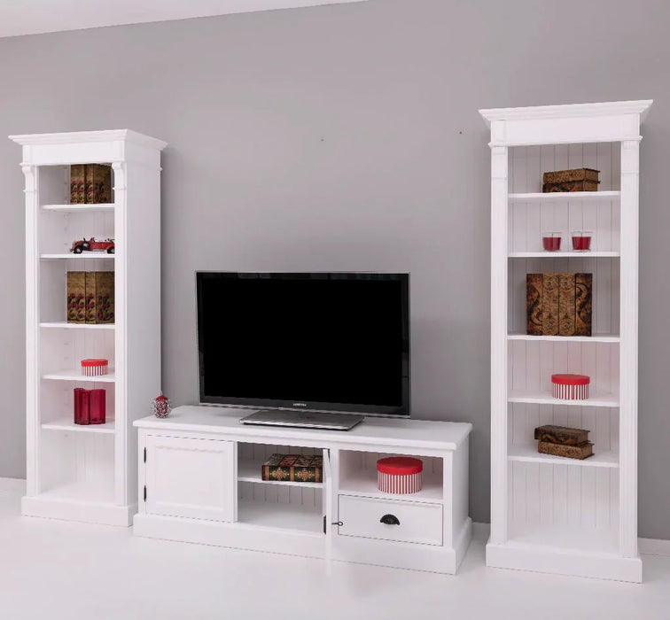 Wohnzimmerset bestehend aus TV-Board und zwei Regalen