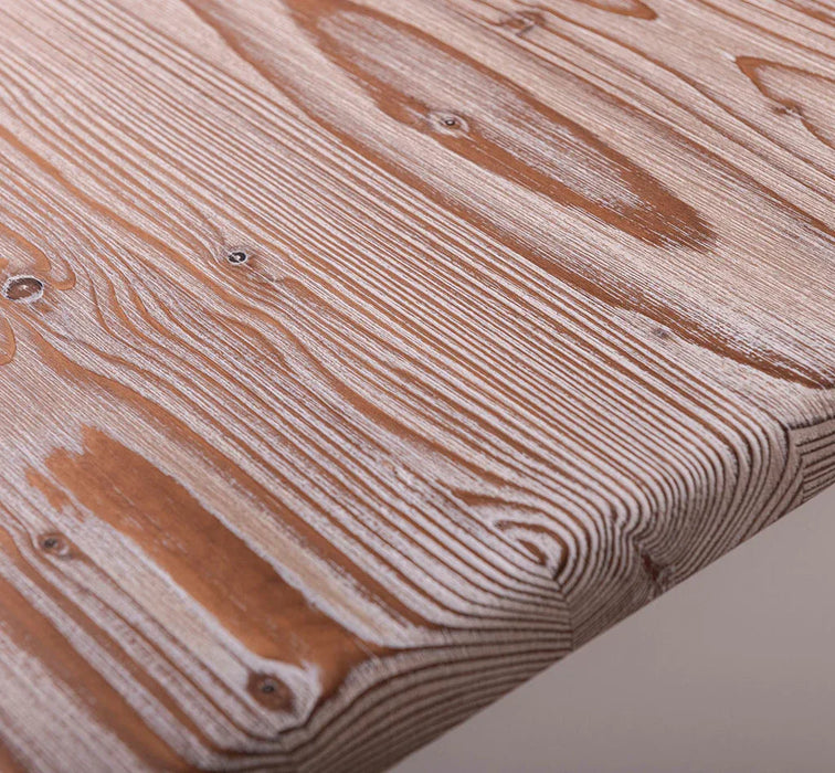 Zweitüriges TV-Board aus Massivholz mit Schublade