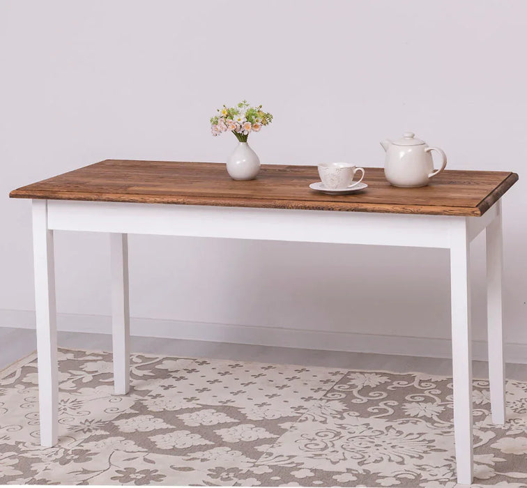 Esstisch aus Massivholz | mit Pinien- oder Eichenplatte