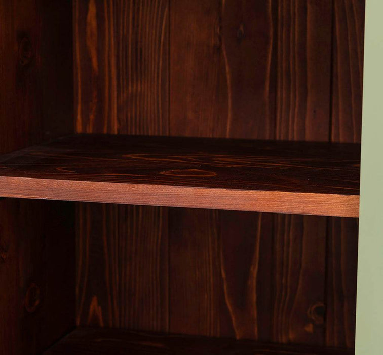 Badezimmerschrank | Handtuchschrank aus Massivholz - Mint - Gebürstet