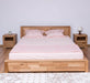 Bett aus massiver Wildeiche - 180 x 200 - 