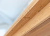 Essgruppe aus massiver Eiche | Eichentisch Siena + 4 x Eichenstuhl Prato - 