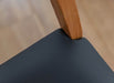 Essgruppe aus massiver Eiche | Eichentisch Siena + 4 x Eichenstuhl Prato - 
