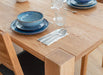 Essgruppe aus massiver Eiche | Eichentisch Siena + 4 x Eichenstuhl Prato - 