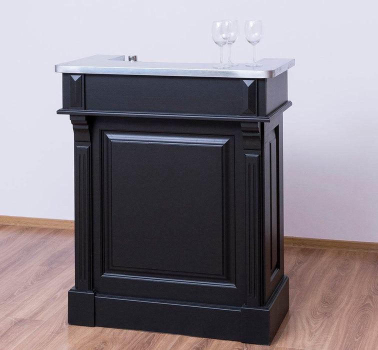 Kleine Landhausbar aus Massivholz - Empfangstheke - Weiß