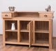 Landhausbar aus massiver Eiche | Cocktail Bar | Kaffeetheke in 2 Größen - 160 x 65 x 107