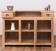 Landhausbar aus massiver Eiche | Cocktail Bar | Kaffeetheke in 2 Größen - 160 x 65 x 107