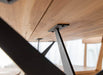 Industrial Essgruppe | Esstisch Sistina mit Metallgestell + 4x Eichenstuhl Leon - 