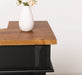 Bartresen | Empfangstheke aus Massivholz im Landhausstil - 120x107x51 / Schwarz