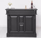 Bartresen | Empfangstheke aus Massivholz im Landhausstil - 120x107x51 / Schwarz