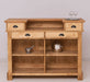 Bartresen | Empfangstheke aus Massivholz im Landhausstil - 120x107x51 / Schwarz