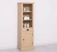 Offener Badezimmerschrank mit Schublade | Handtuchschrank aus Massivholz - Blau