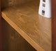 Offener Badezimmerschrank mit Schublade | Handtuchschrank aus Massivholz - Blau