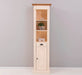 Schlanker Handtuchschrank aus Massivholz | Badezimmerschrank - Vintage Apricot