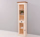 Schlanker Handtuchschrank aus Massivholz | Badezimmerschrank - Vintage Apricot
