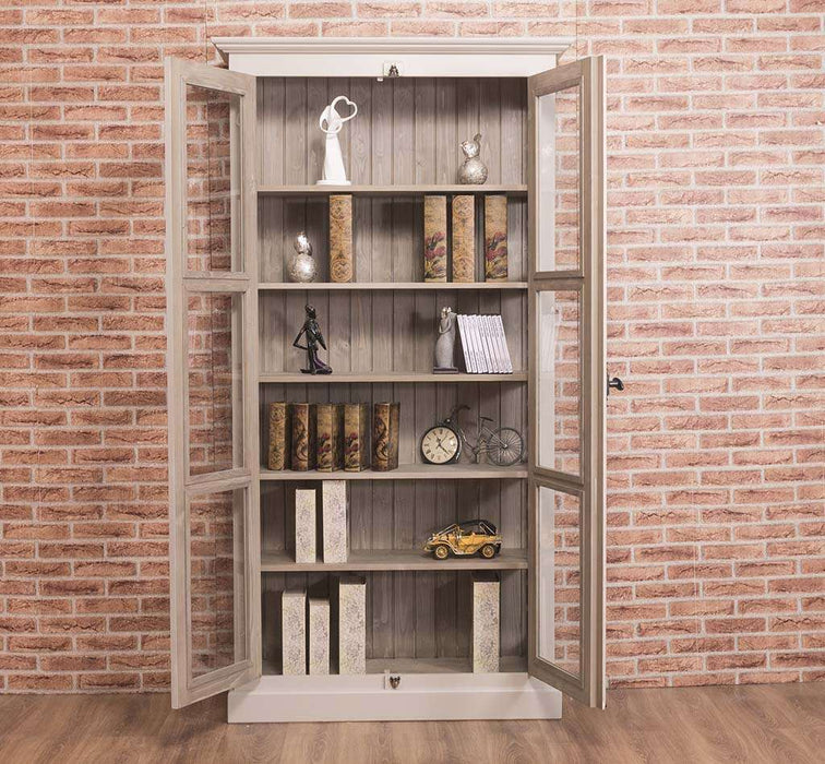 Massiver Schaukasten mit externem Verschlusssystem | Bücherregal | Vitrine