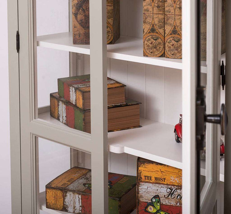 Massiver Schaukasten mit externem Verschlusssystem | Bücherregal | Vitrine