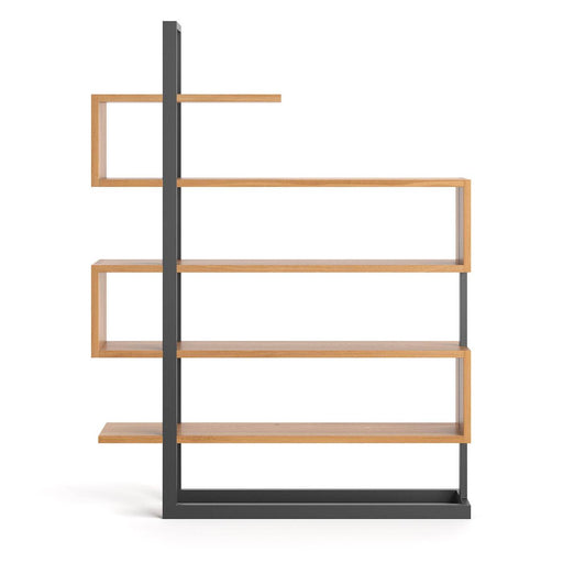 Industrial Regal aus massiver Eiche | Großer Raumteiler Veer - 