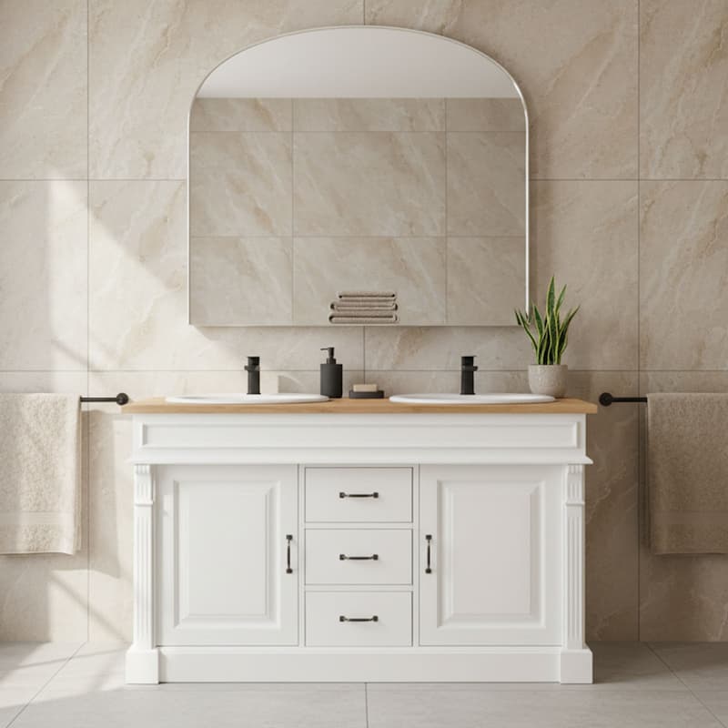 Badezimmermöbel, die Alltag und Design verbinden 