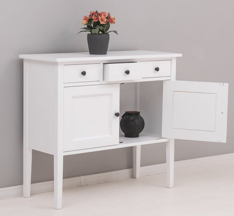 Sideboard aus Massivholz mit drei Schubladen