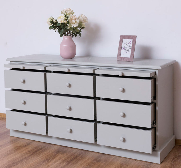 Große Landhauskommode mit neun Schubladen - Sideboard