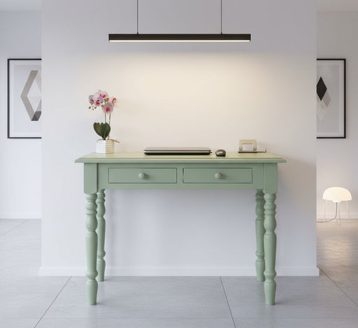 Konsolentisch aus Massivholz - Vintage Schreibtisch mit 2 Schubladen - 